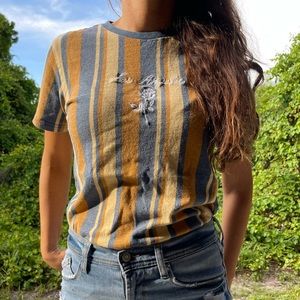 70s Los Angeles Vintage Stripe Top